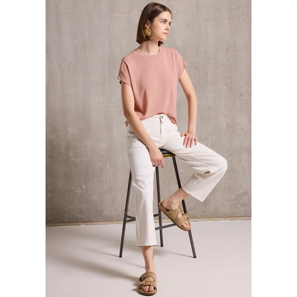 Póló - silk look basic shirt 2506