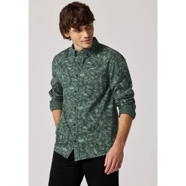 ing - Botanical AOP button down shir 2412