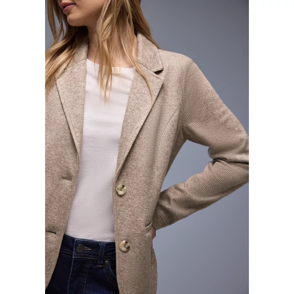 Blézer és dzseki indoor - Soft Rib Knit Blazer 2601