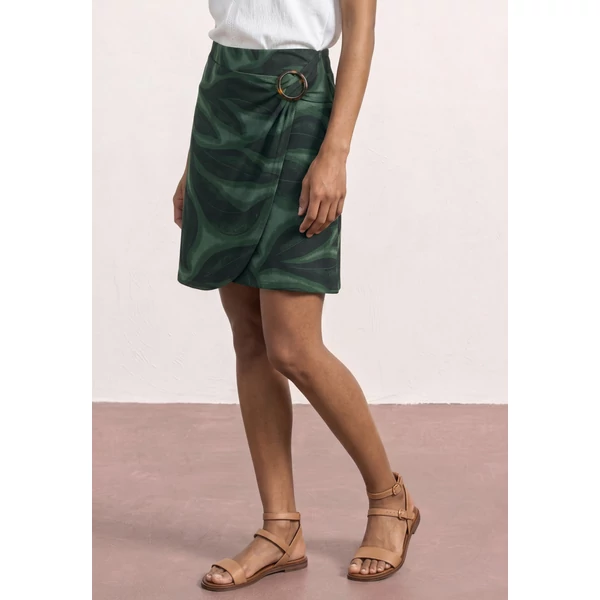 Szoknya - wrapped Jersey skirt_AOP - 2605