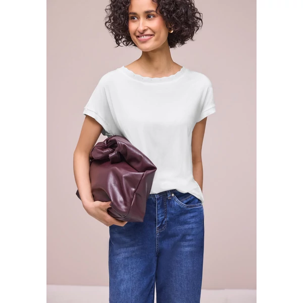 Ing - shirt w.deco neckline tape - 2604