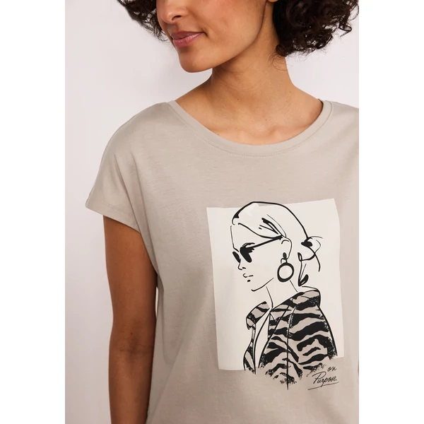 Ing - lady print shirt - 2604