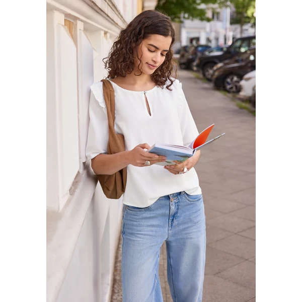 Blúz-Ing - Studio_Roundneck blouse w vola - 2606