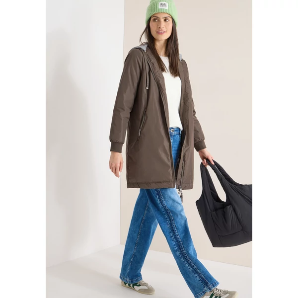 Kabát - Long Blouson with sweat hood 2601