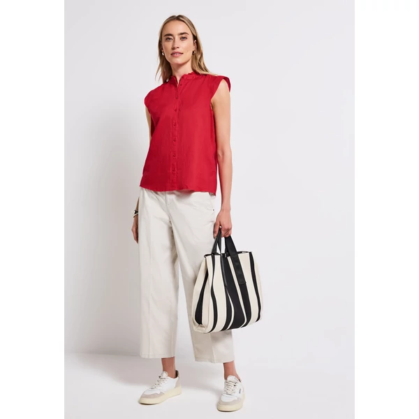 Blúz - Linen buttoned blouse top w fr 2505