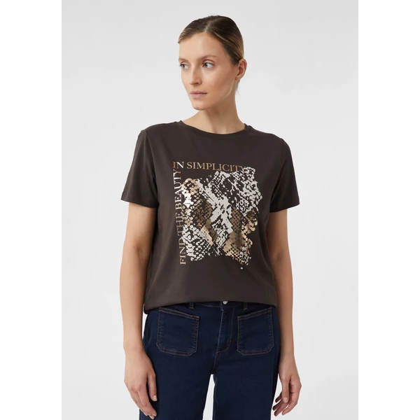 Póló -  T-shirt with artwork and gemstones 2510