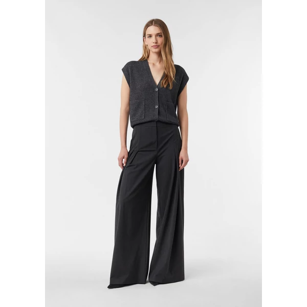 Nadrág -  Flowing wide-leg trousers with pleats 2510