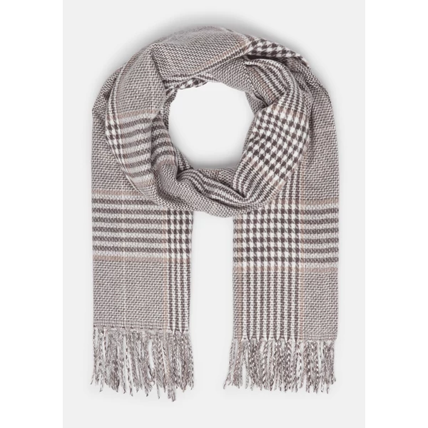 Kieg.ruházat -  Checked fringed scarf 2510