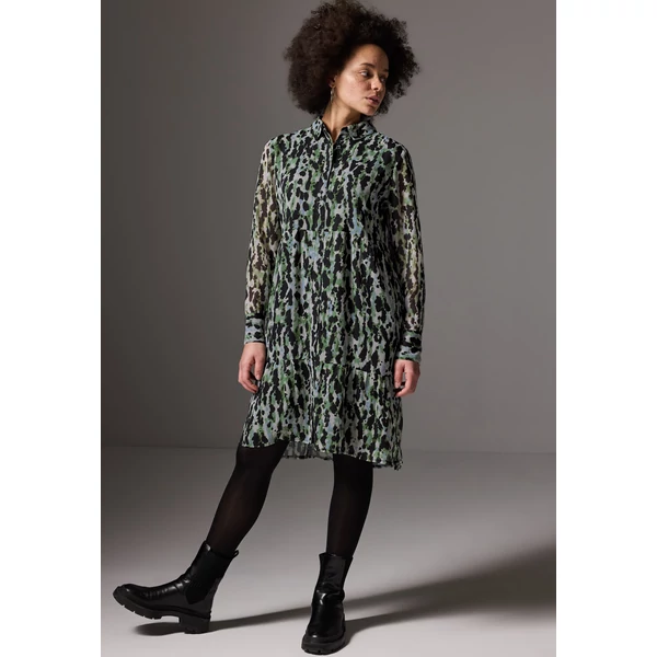 OTLT Ruha - Chiffon Volant Shirt Dress_AOP 2501