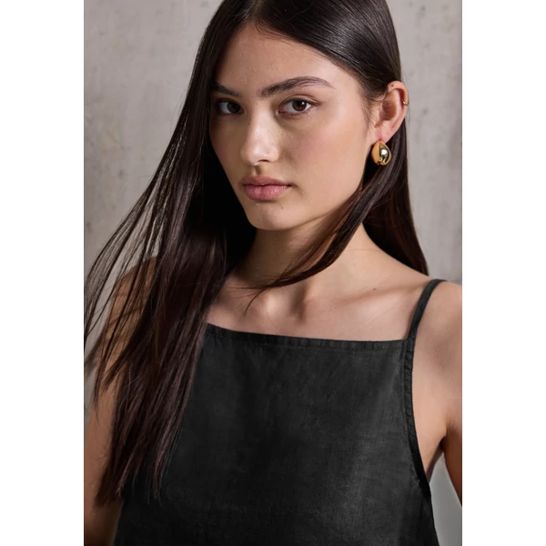 OTLT Blúz-Ing - LS_Strap Blousetop w button de - 2505