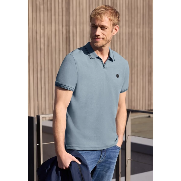 Póló - LOS open collar structured pol - 26FS