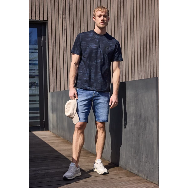 Póló - Allover printed T-Shirt w. emb - 2605