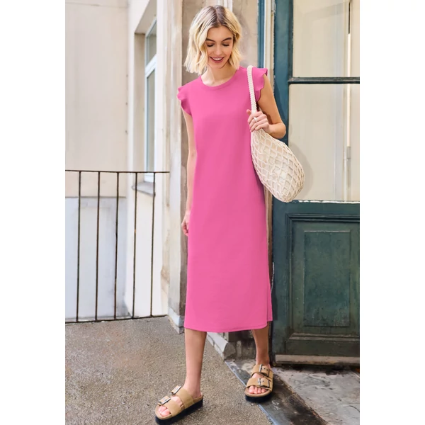 Ruha - Jersey Dress w. ruffle sleeve_ - 2606