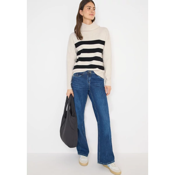 OTLT Pulóver - EOS_cosy striped rollneck 2510 WS02