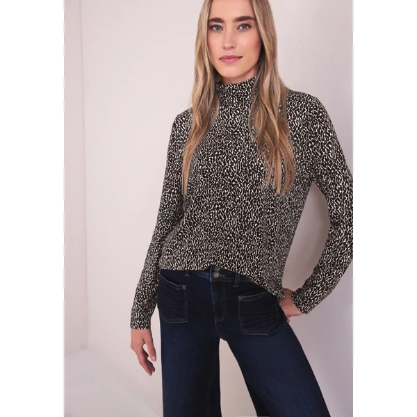 Ing - printed jersey shirt w.turtle 2601