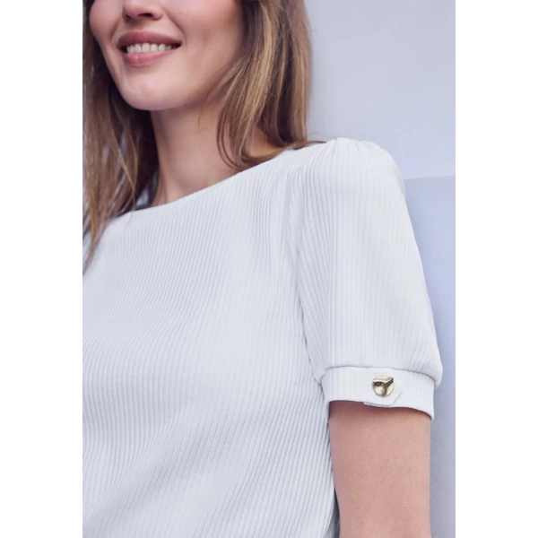 Póló - LTD_Studio_rib shirt w.deco bu - 26FS