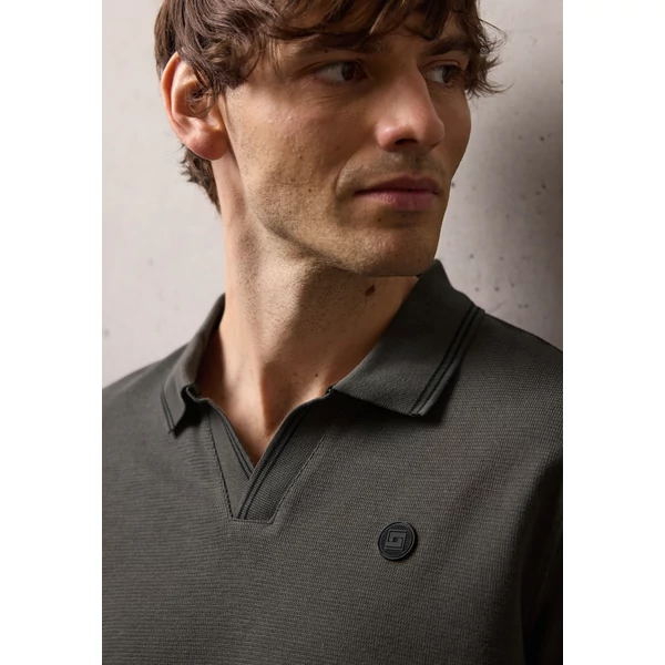 Póló - LOS open collar structured pol 2601