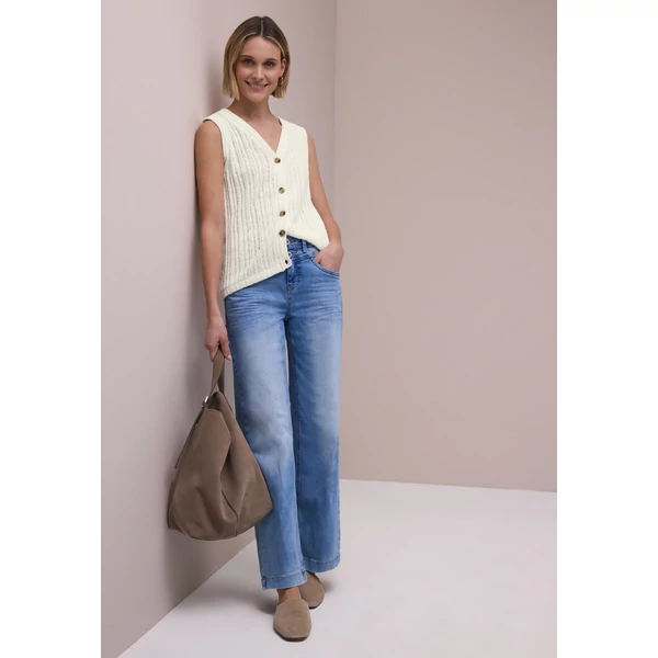 Ing - knit look v-neck vest - 2604