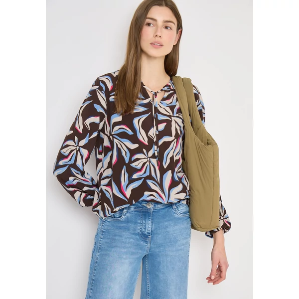 Blúz - Printblouse with Strings 2603