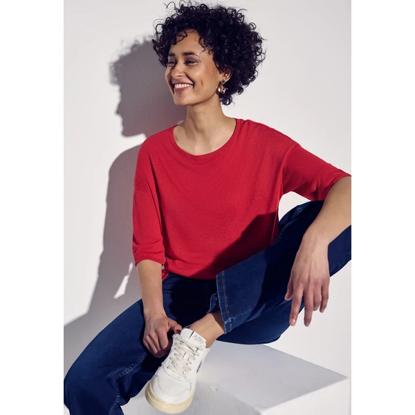 OTLT Ing - SOL_linen look shirt w.rib col 2503