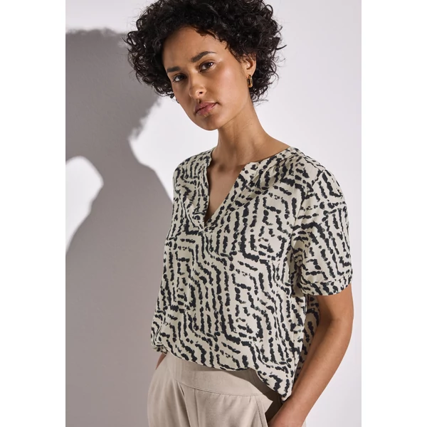 OTLT Blúz - LTD QR Splitneck blouse w turn 2503