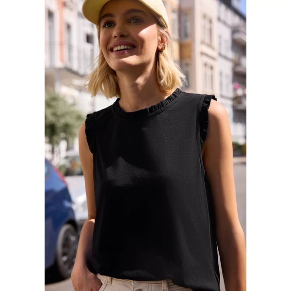 Póló - LTD QR Studio_Frill neck top - 26HW