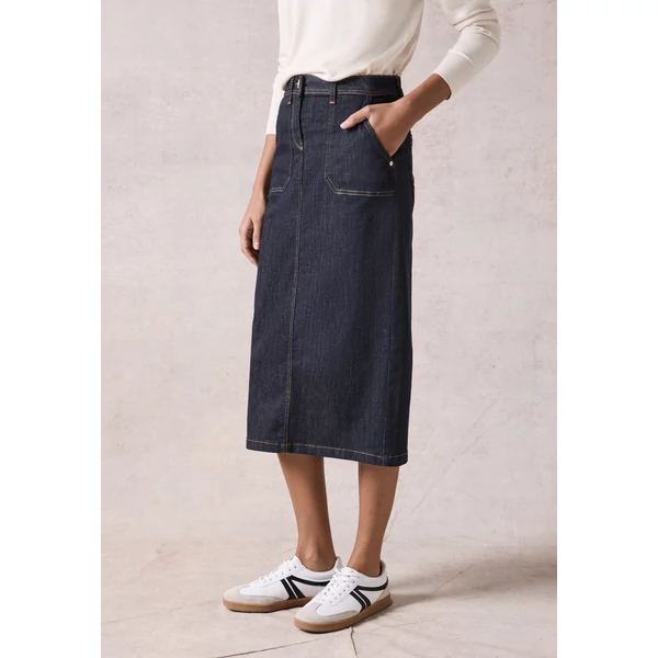 Szoknya - Style Denim Skirt Rinsed Maxi 2408