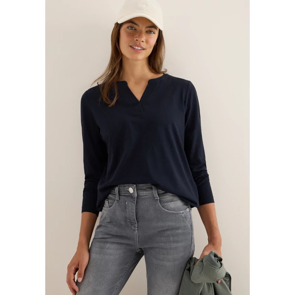 Ing - Solid Split Neck Tunic 2508