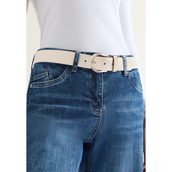 Kiegészitő - O_Embossed Faux Suede Belt 2602