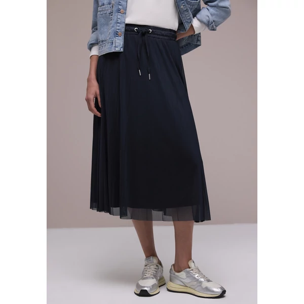 Szoknya - Mesh Plissée jog skirt_solid 2603