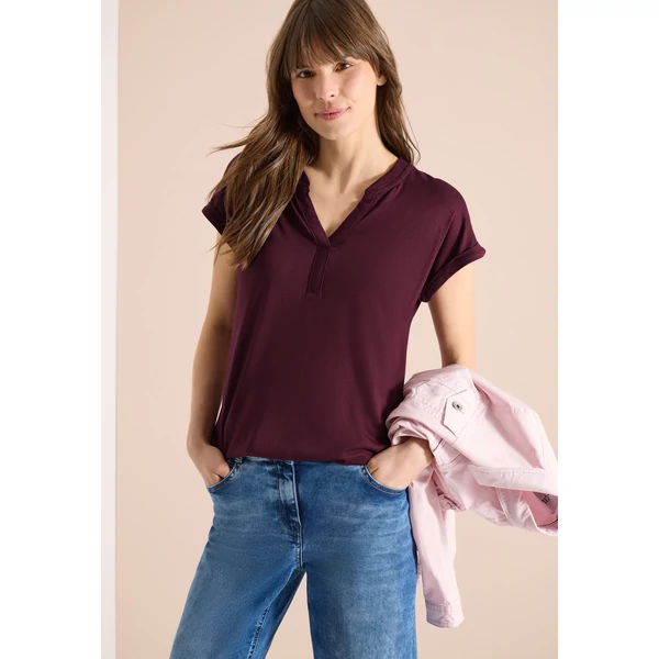 Ing - NOS Solid Rib Collar Tunic - 26FS