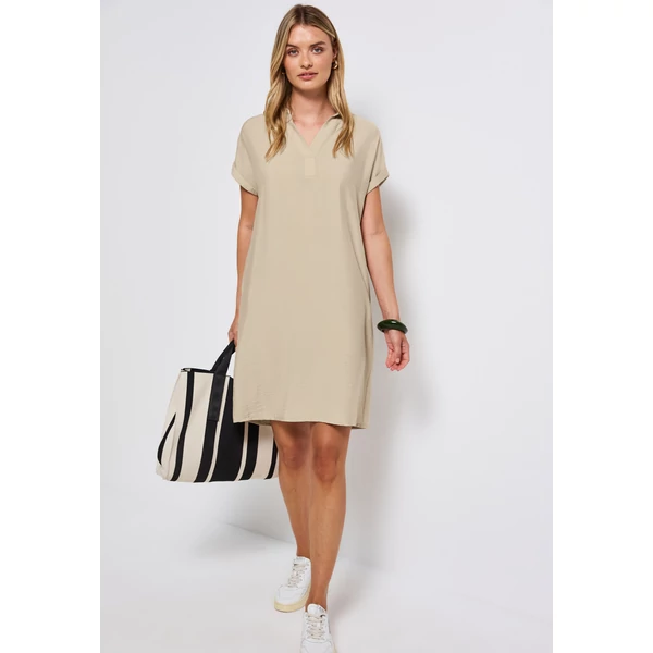 Ruha - EOS_Viscose Shirt Dress_Solid 2505