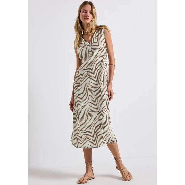Ruha - sleeveless Midi Viscose Dress_ 2505