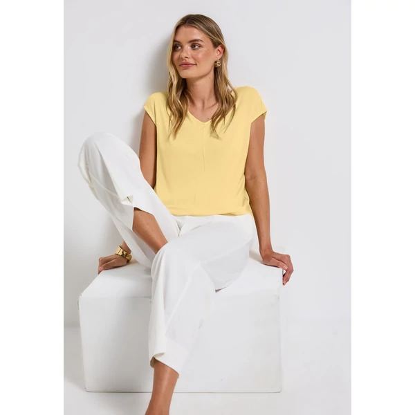 Ing - jersey shirt w. v-neck 2505