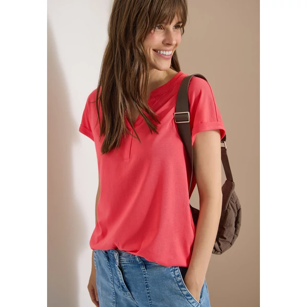 Ing - Solid Rib Collar Tunic - 2606