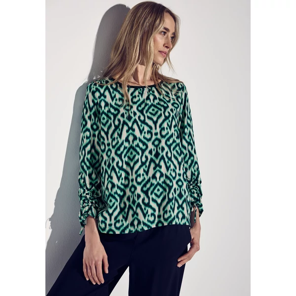 OTLT Blúz - Roundneck blouse w gathered sl 2502