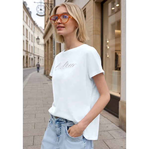 Póló - SE_embroidered wording shirt - 2605