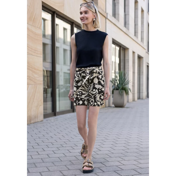 Nadrág - Studio_AOP Shorts w. Belt Visc - 2605