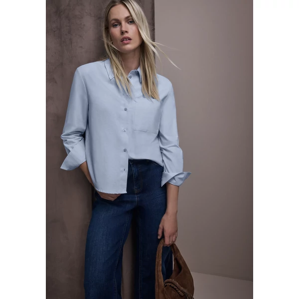 Oxford Shirtcollar blouse w po 2511