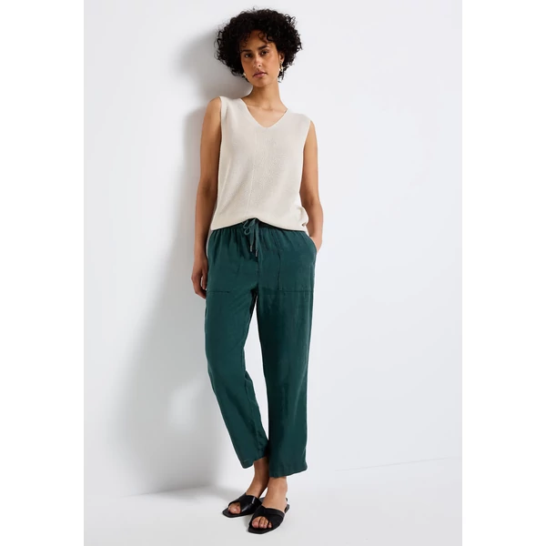 Nadrág - SOL_Paperbag Solid HW slim leg 2504