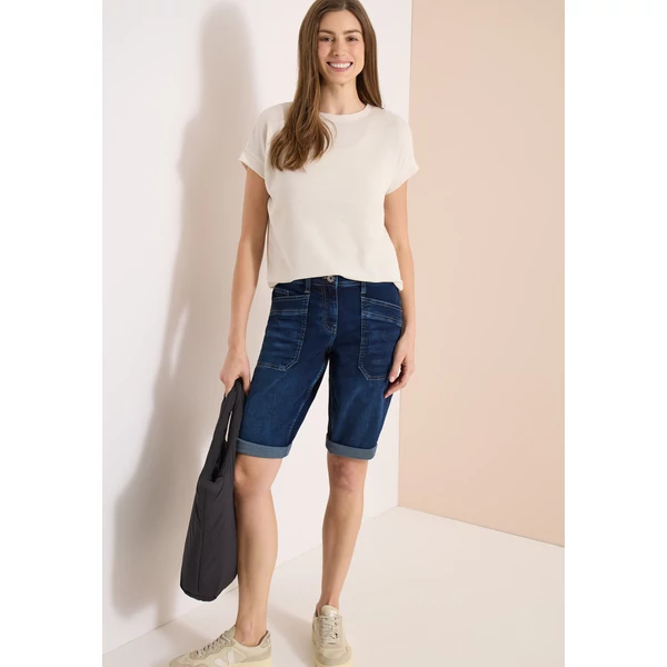 Nadrág - Neele Shorts Mid Blue Patch Po - 2605