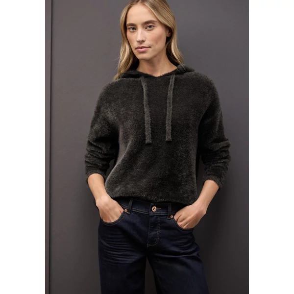 OTLT Pulóver - LTD QR_fluffy sweater with hoo 2509