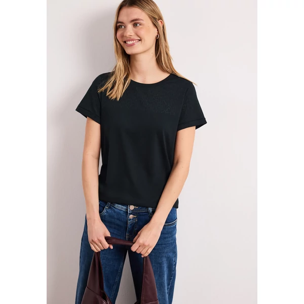 Ing - shirt w.placed burn dessin - 2605