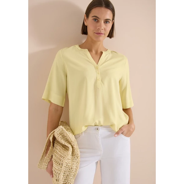 Blúz - Solid Splitneck Blouse - 2605