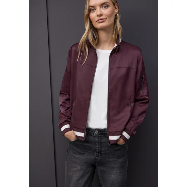 Blézer és dzseki indoor - Satin Bomber Blouson Jkt w. Kn 2510 WS02
