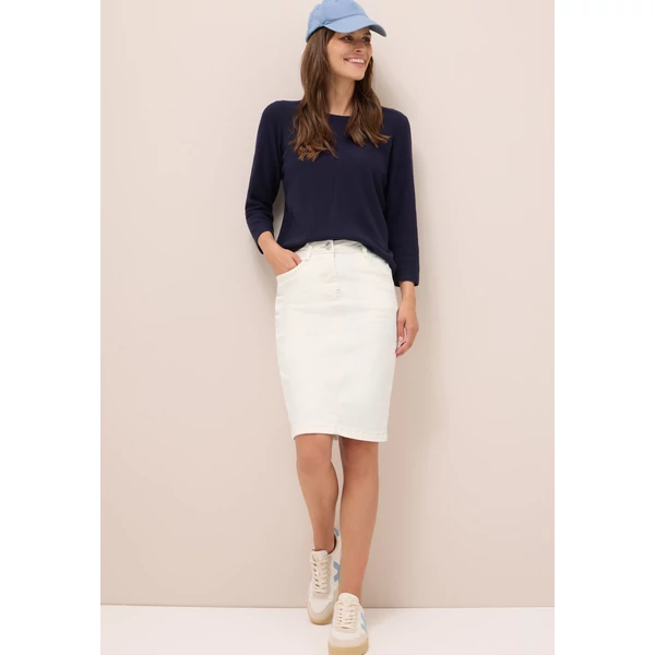 Szoknya - Style Denim Skirt Ecru 2507 WS02