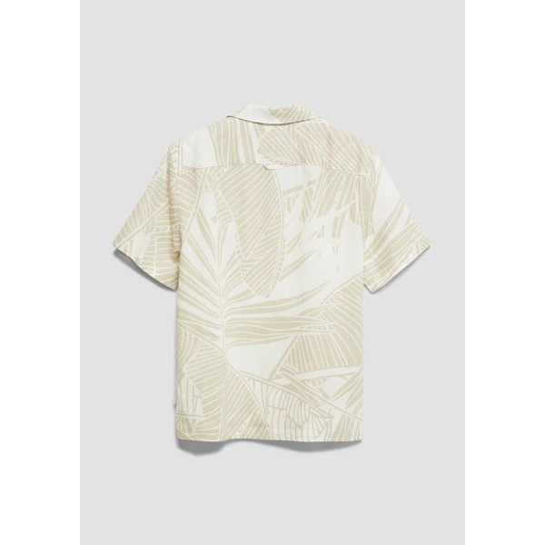 Ing -  Resort fit: lightweight cotton-linen shirt with all-over print 2605