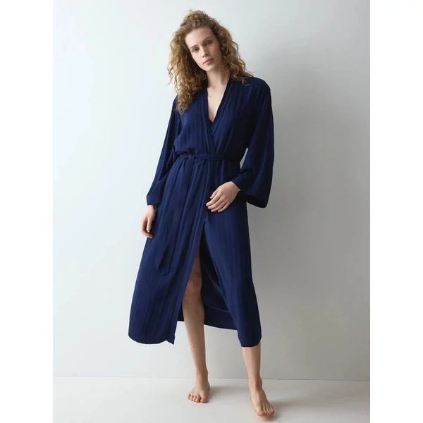 Amourette Jacquard Long Robe