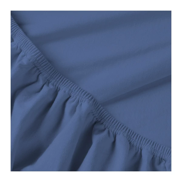 BIllerbeck REBEKA elasztikus jersey lepedő - Szilvahab 180/200*200 cm