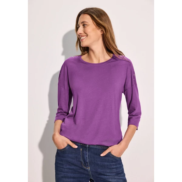 Ing - OTLT Solid Shirt With Eyelets 2408